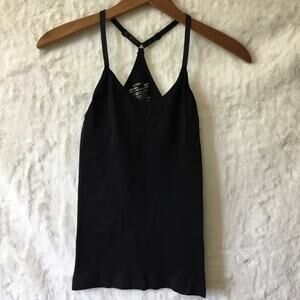 Warner's Black Strappy Racerback Shapewear Top